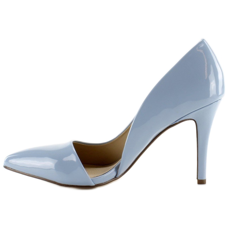 Asymmetrische Pastellabsätze C26P Blau 2