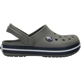 Crocs Kids Crocband Clog Kinderclogs, Grau und Marineblau 207006 05H 1