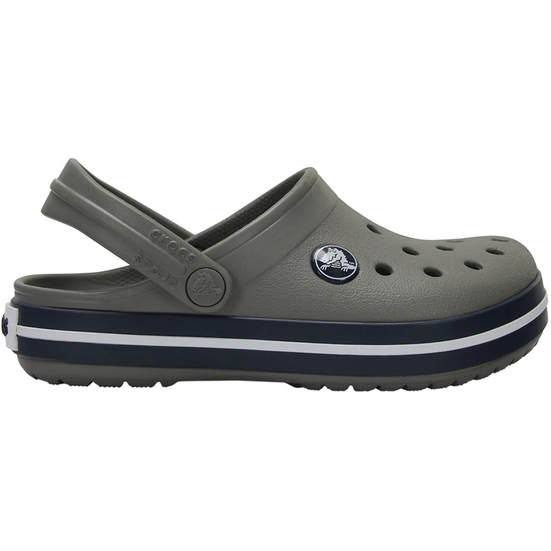 Crocs Kids Crocband Clog Kinderclogs, Grau und Marineblau 207006 05H 1