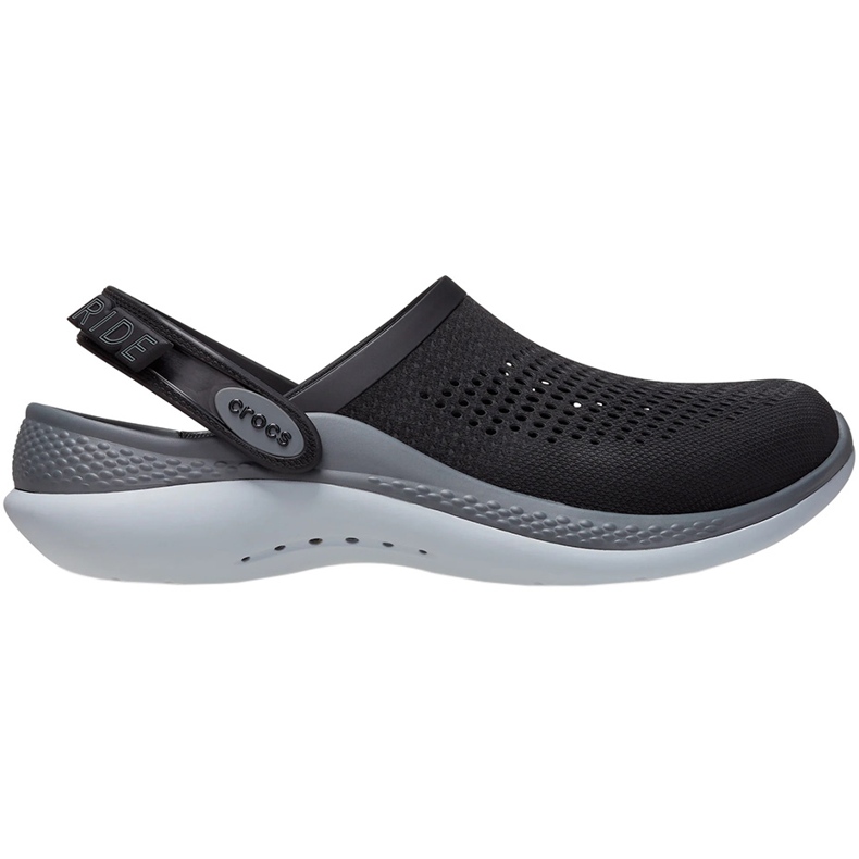 Crocs LiteRide 360 ​​​​Clog Clogs schwarz und grau 206708 0DD 1