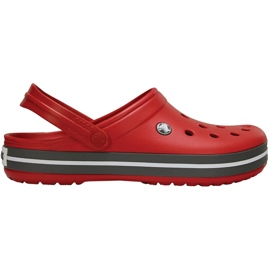 Crocs Crocband Clog Clogs rot-grau 11016 6EN 1