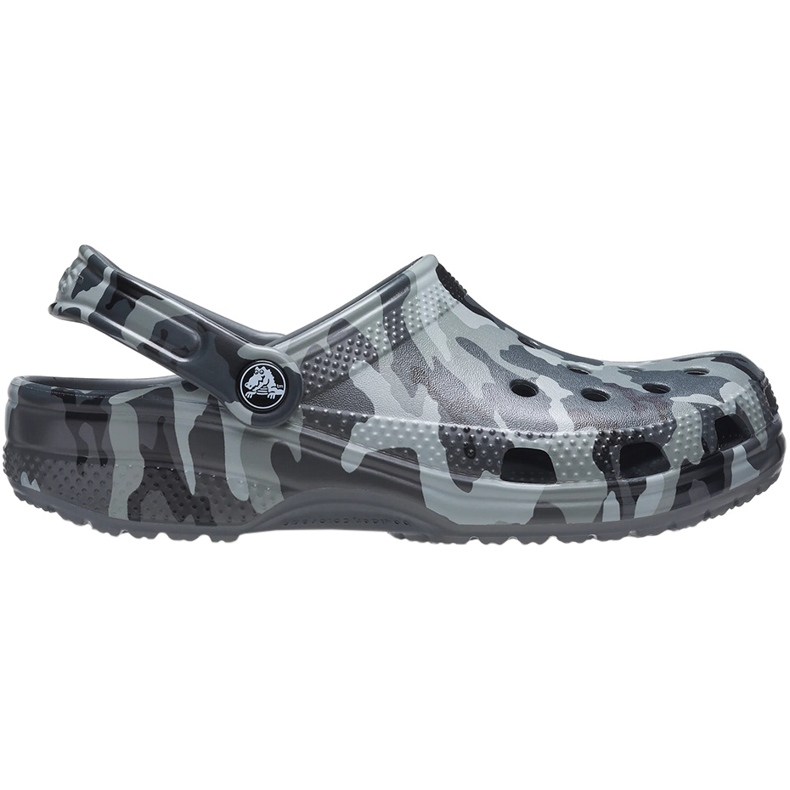 Crocs Classic Printed Camo Camo Clogs – Grau 206454 0IE 1