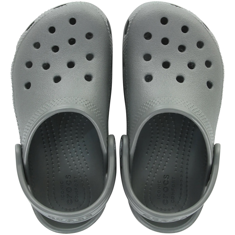 Crocs Kids Kleinkind Classic Clog grau 206990 0DA 2
