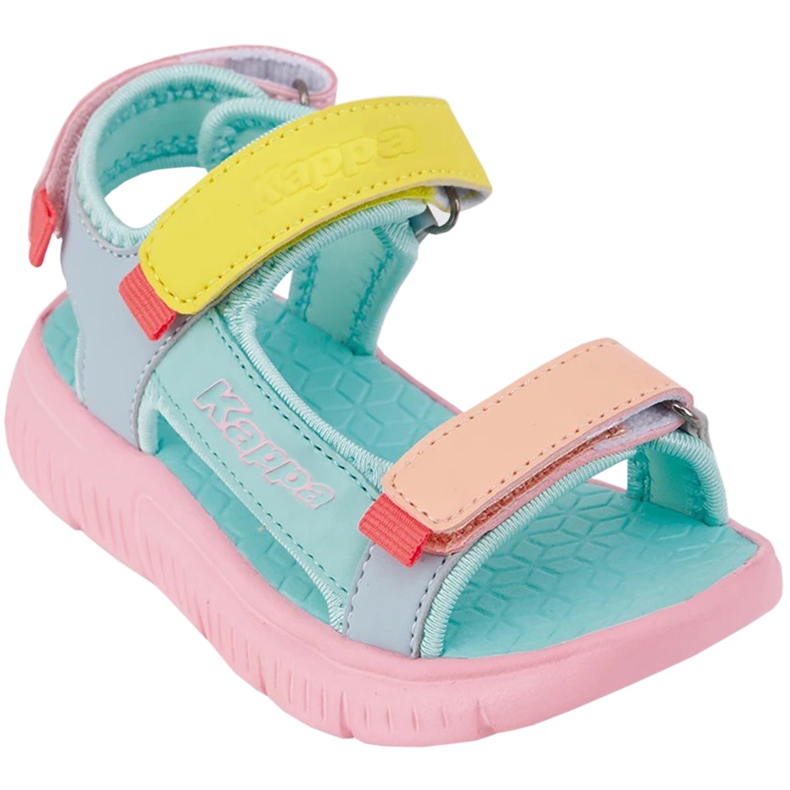 Kappa Kana Mf Kindersandalen rosa und mint 260886MFK 2117 mehrfarbig 1