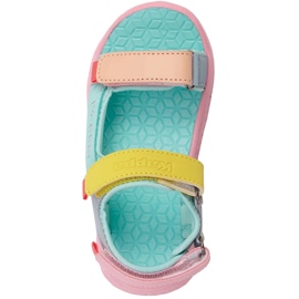 Kappa Kana Mf Kindersandalen rosa und mint 260886MFK 2117 mehrfarbig 2