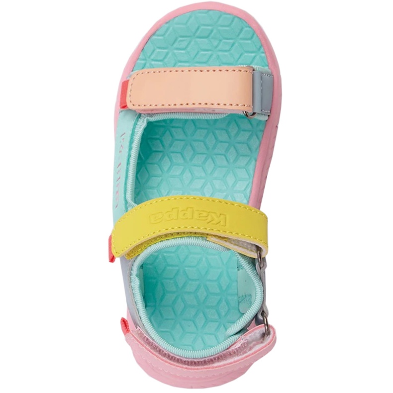 Kappa Kana Mf Kindersandalen rosa und mint 260886MFK 2117 mehrfarbig 2