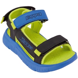 Kappa Kana Mf Kindersandalen blau-grün-schwarz 260886MFK 6011 1