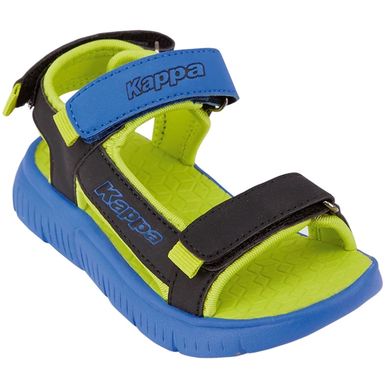 Kappa Kana Mf Kindersandalen blau-grün-schwarz 260886MFK 6011 1