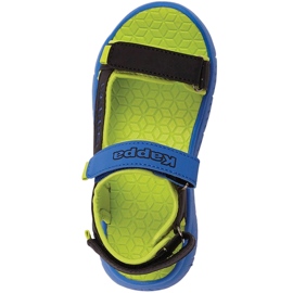 Kappa Kana Mf Kindersandalen blau-grün-schwarz 260886MFK 6011 2