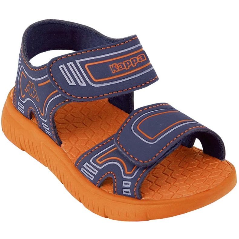 Sandalen für Kinder Kappa Kaleo K marineblau und orange 260887K 6744 1