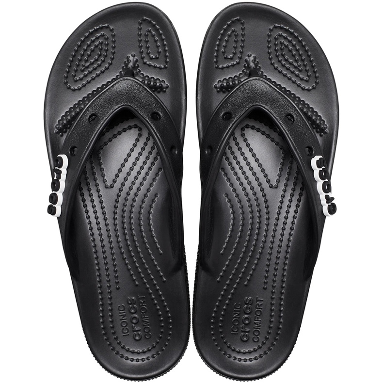 Crocs Classic Flip Flip-Flops schwarz 207713 001 2