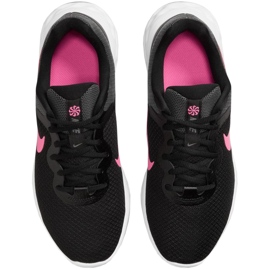Nike Revolution 6 Next Damenschuhe schwarz und pink DC3729 002 2