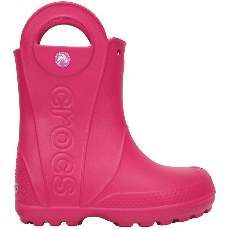 Kinder Gummistiefel Crocs rosa 12803 6X0 1