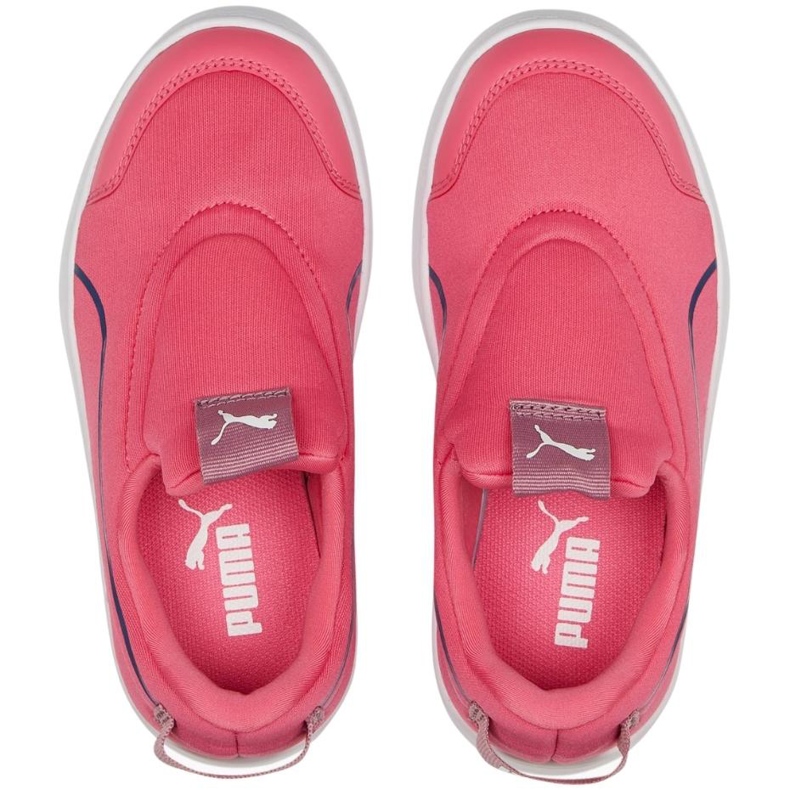 Puma Courtflex v2 Slip On Ps Kinderschuhe rosa 374858 12 2