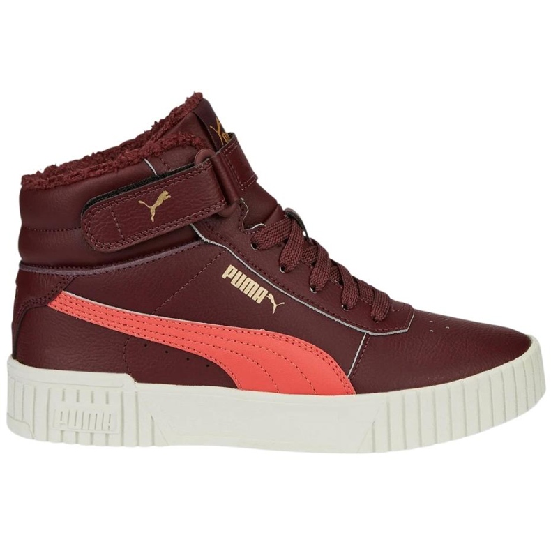Kinderschuhe Puma Carina 2.0 Mid Wtr Jr burgund 387380 02 rot 1