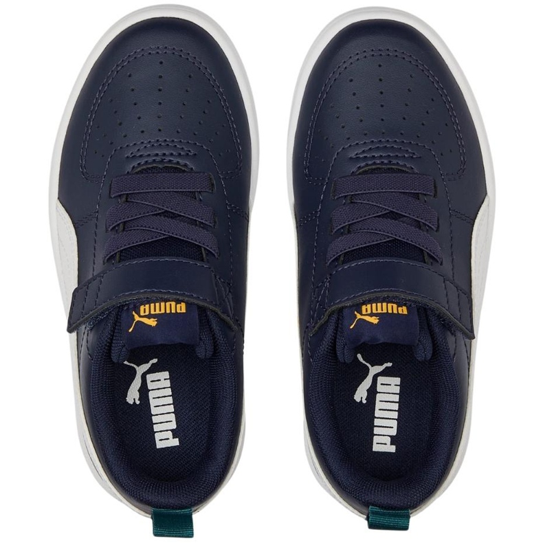 Puma Rickie Ac Ps Kinderschuhe, Marineblau und Weiß 385836 07 2