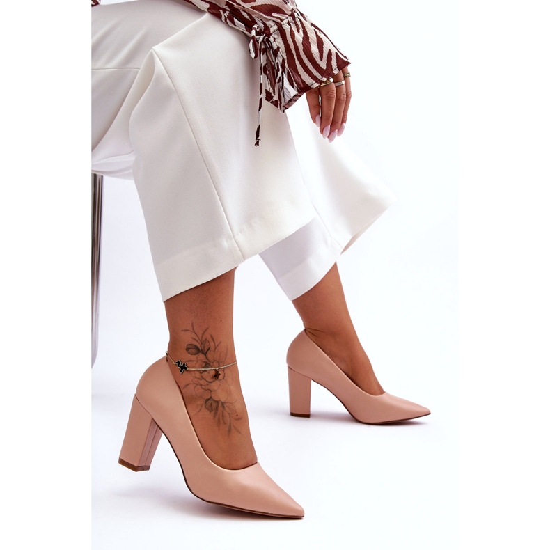 Diamantique Klassische Absatzpumps Nude Odessa beige 4