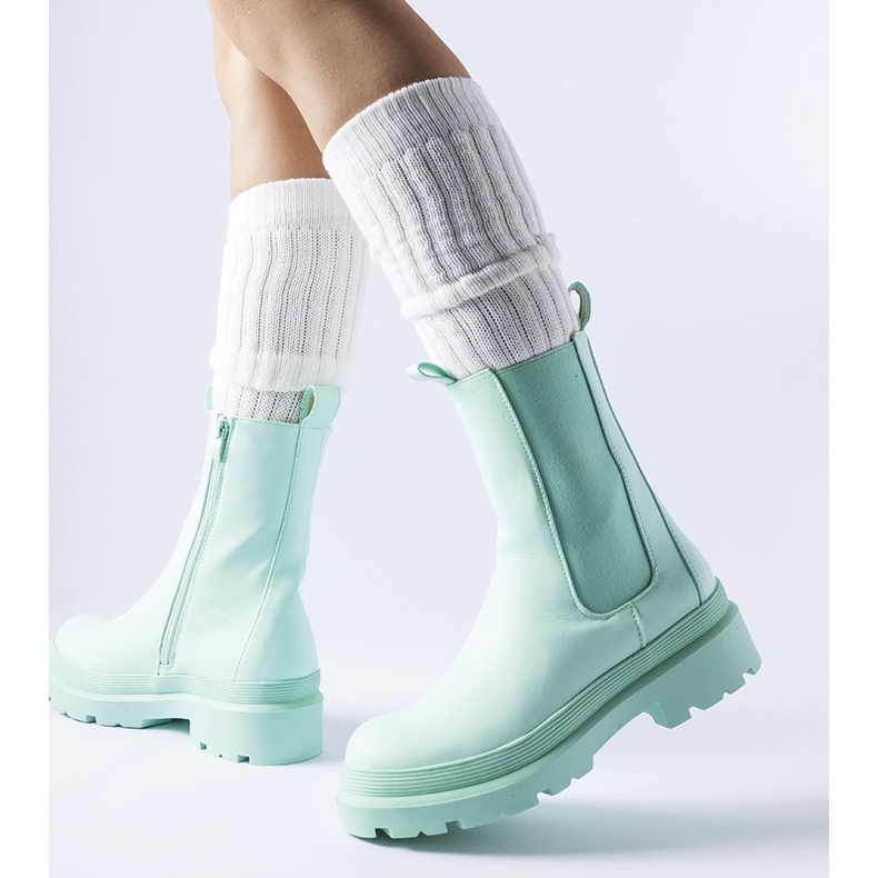 Hellgrüne, leicht isolierte Bethesda-Stiefeletten 1