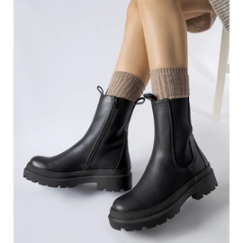 Schwarze, leicht isolierte Bethesda-Stiefeletten 1