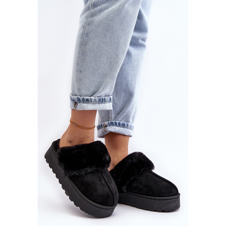 Damen-Schneestiefel mit Plateausohle in Schwarz von Phiniopis 2