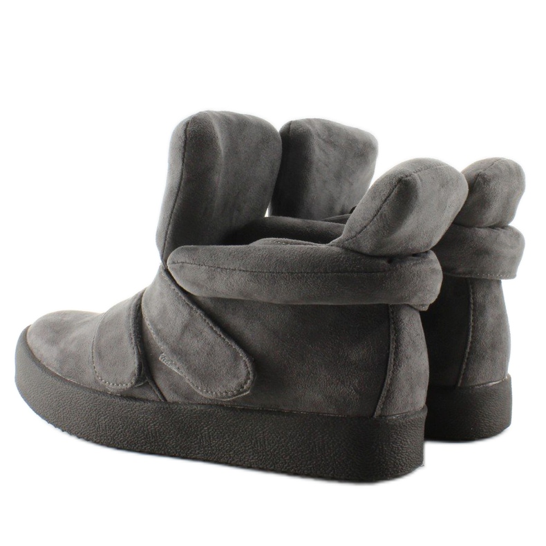 GF-jx29 Graue Wildlederturnschuhe 1