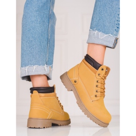 DK Wanderschuhe aus Leder für Damen braun 3