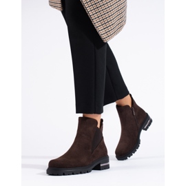 W. Potocki Braune Chelsea-Stiefel für Frauen Potocki 1