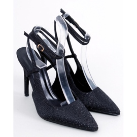 Pins gebunden mit Bonnie Black Steinen schwarz 1