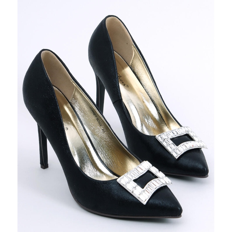 Verzierte Pumps von Deborah Black für Damen schwarz 1