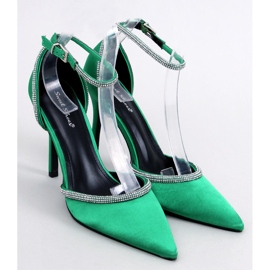 High Heel Pumps mit Zirkonia Conway Green grün 1