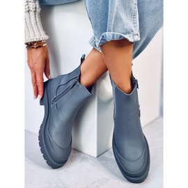 Carey LT.BLUE Jodhpur-Stiefel blau 1