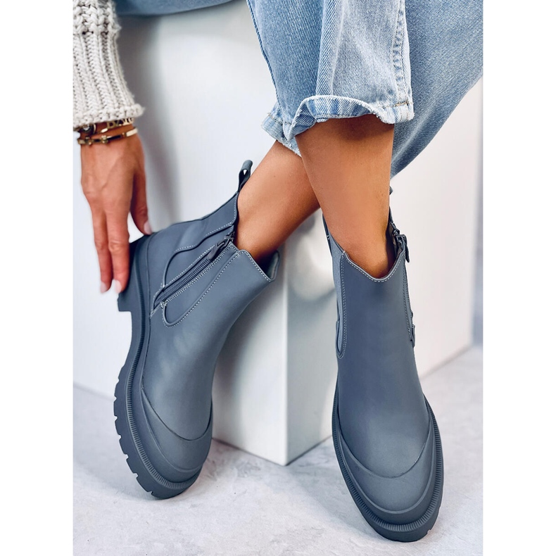 Carey LT.BLUE Jodhpur-Stiefel blau 1