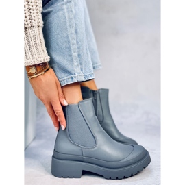 Carey LT.BLUE Jodhpur-Stiefel blau 2