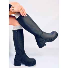 Grande Black Damenstiefel schwarz 1