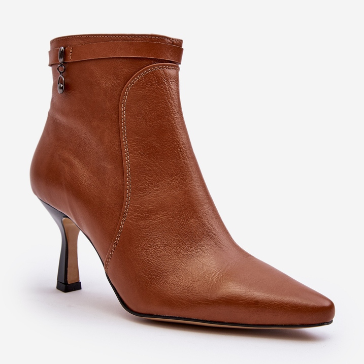 Damen-Stiefeletten aus Leder Maciejka 06301-29 Braun 2