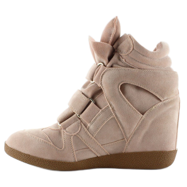 JT19 Pinke Wildlederturnschuhe rosa 1