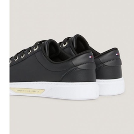 Tommy Hilfiger Tommy Hilfigker Golden Hw Court Sneaer W Schuhe FW0FW075600GJ schwarz 1