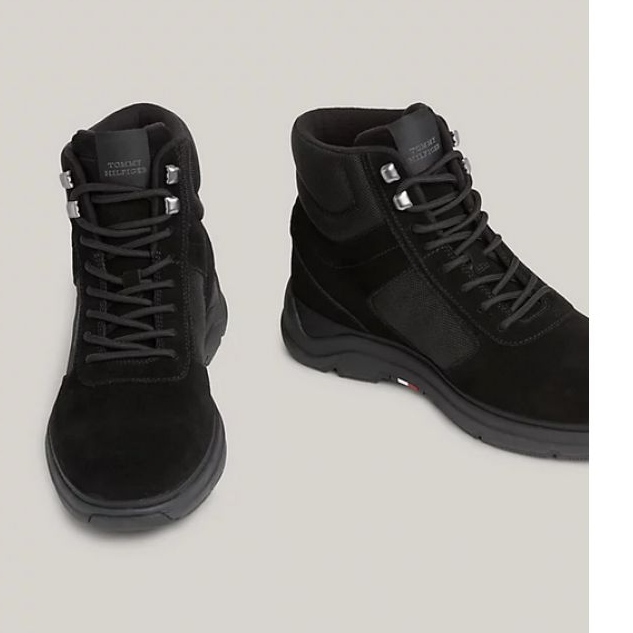 Tommy Hilfiger Core W Mix Cordura Hybrid Boot M FM0FM04807BDS Schuhe schwarz 1