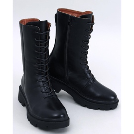 Heap Nero Schnürstiefeletten schwarz 1