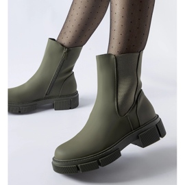 Grüne isolierte Sorbo-Gummistiefeletten 1