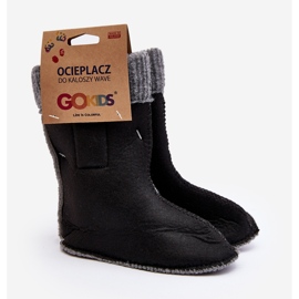 Lemigo Grauer Gummistiefelwärmer Wave 980 2