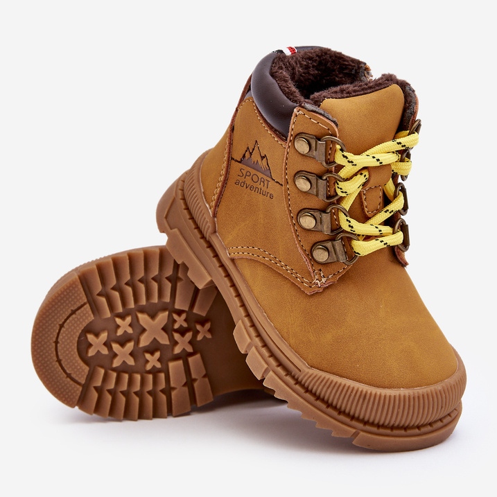 Isolierte Camel Walter-Stiefel für Kinder braun 1