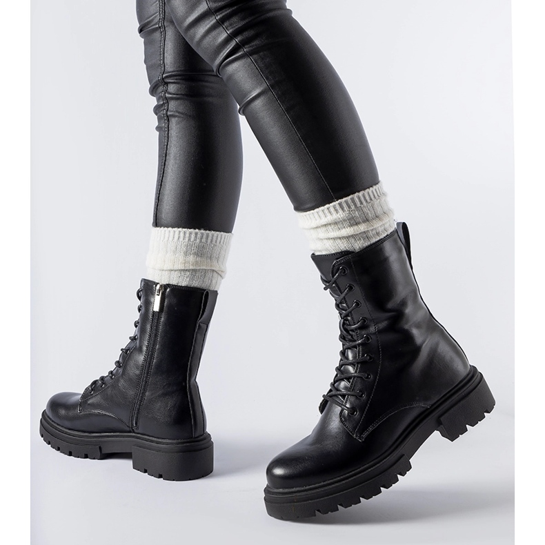 Schwarze, isolierte Heights-Stiefel 1