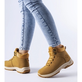 Karamellfarbene isolierte Guarcino-Stiefel braun 1