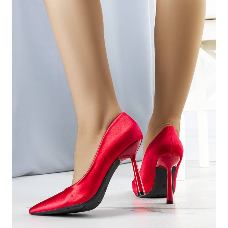 Rote elegante Kamden-Heels 1