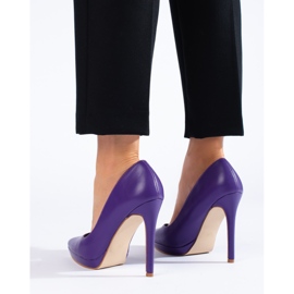 Lila Shelovet-Pumps mit hohen Absätzen 1