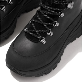 FitFlop Neo-D-Hyker Wanderstiefel aus wasserdichtem Stoff/Wildleder W GP3-090 schwarz 1