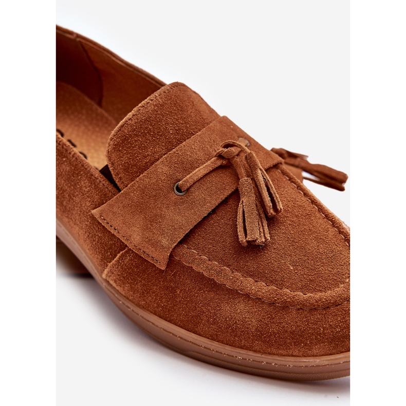 Herren-Loafer aus Wildleder Zazoo 1566 Braun 1