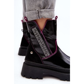 Leder Damenstiefel Maciejka 06236-15 Schwarz 1