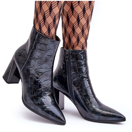 Lackstiefeletten S.Barski MR870-58 Marineblau 4